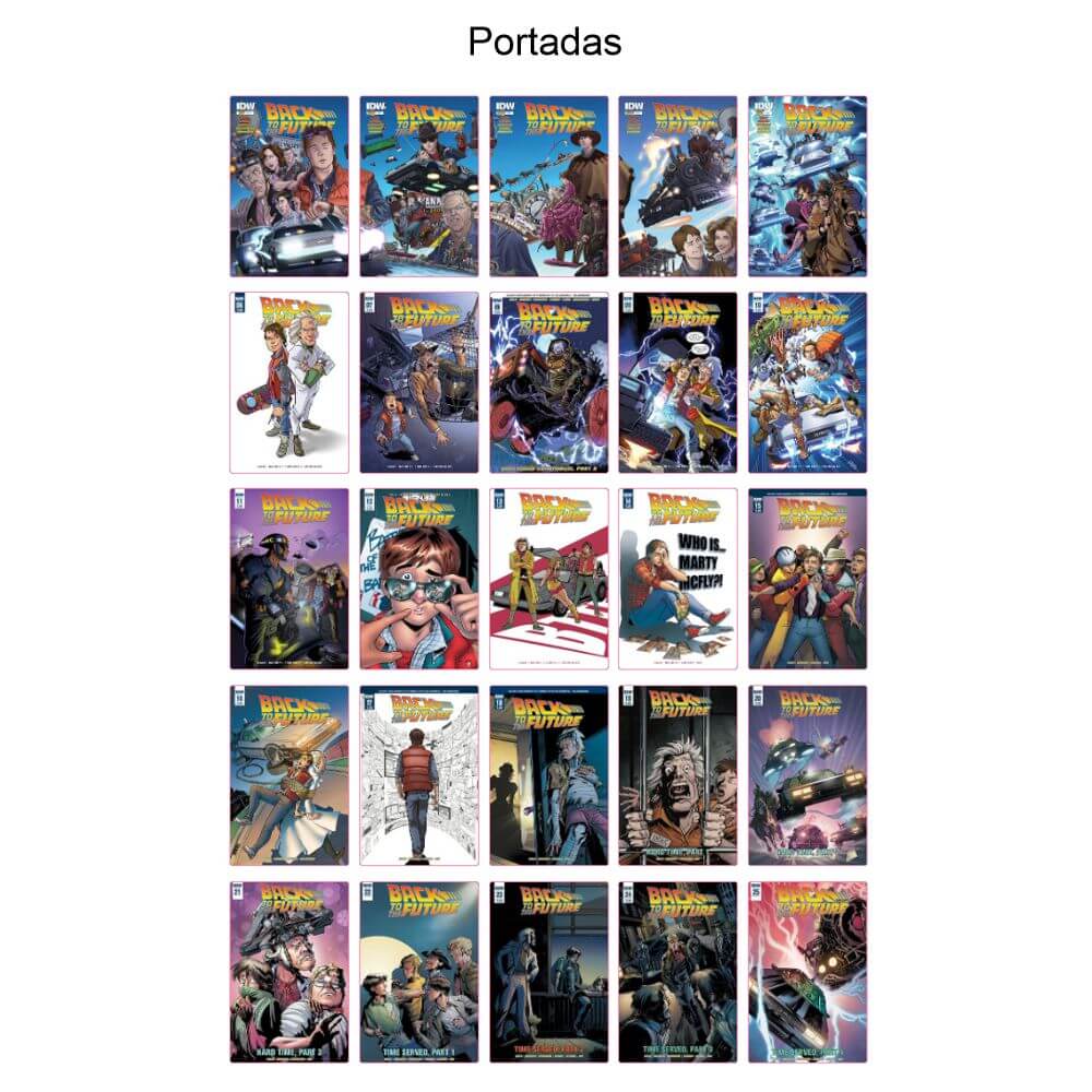 REGRESO AL FUTURO - En Español - 2015 - Colección Completa De 25 Cómics En Formato PDF - Descarga Inmediata
