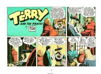 TERRY Y LOS PIRATAS - 1991 - Páginas Dominicales Milton Caniff - Colección Completa - 12 Libros En Formato PDF - Descarga Inmediata